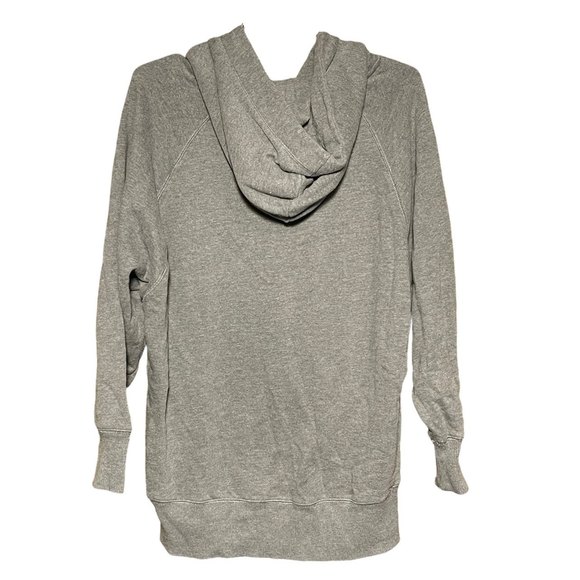 Aerie Woman’s Grey Casual Basic Drawstring Hooded Sweatshirt Size XS - Picture 6 of 6